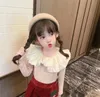 秋の女の子の長袖Tシャツの子供ファッション