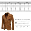 Abiti da uomo Blazer Top Primavera Autunno Velluto a coste Slim Giacche da abito Manica lunga Fibbia singola Banchetto di nozze Casual