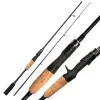 Canne Canna da pesca HARD in carbonio, canna da pesca spinning e casting a 2 sezioni, trota jigging spigola 825 g 1,8 m 1,65 m