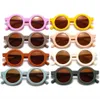 Солнцезащитные очки Детские дизайнерские солнцезащитные очки Детское зеркало Солнцезащитные очки ярких цветов Сплошные ретро очки в круглой оправе для мальчиков Girl6768917