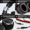 Oneodio filaire professionnel Studio Pro DJ casque avec Microphone sur l'oreille HiFi moniteur musique casque écouteur pour téléphone PC