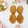 Decorative Flowers 5 Pcs Simulation Vegetable Props Potato Showcase Toys Artificial Ornament Decorate