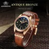 Inne zegarki Addiesdive 36 mm męskie automatyczne CUSN8 Solid Bronze Es Sapphire Glass PT5000 Mechanical M Waterproof Nurks Q240301