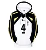 Japan Anime Haikyuu Cosplay Costume Fukurodani Academy Volleyball Club Akaashi Keiji Bokuto Koutarou Unisex 3D Hoodie Sweatshirt7782994