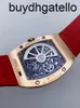 RicharsMill horlogetop kloon Zwitsers mechanisch uurwerk Extra plat 67-01 roségouden herenhorlogekastpapier