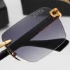 Original 1to1 Dita Tita Tendencia de moda para hombres y mujeres Gafas de sol de gama alta Anti luz fuerte Viajes Ocio T8T0