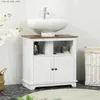 Bathroom Sink Faucets Farmhouse bathroom cabinet under sink pedestal vanity storage cabinet with double doors and storage rack bathroom Q240301