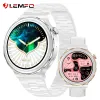 Watches LEMFO Smart watch women Bluetooth Call NFC smartwatch IP68 waterproof Fitness sports watches 260mAh 1.36 inch 390*390 HD PK GT 3