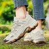 Hombres Mujeres Zapatillas deportivas para correr Confort con cordones Gris Negro Azul Zapatos para hombre Zapatillas deportivas para mujer Zapatillas deportivas Tamaño 36-46 GAI