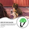 ملابس الكلاب حيوان أليف مضحك قبعة القط واقي الجرو البلاستيكي السلامة في الهواء الطلق ABS SPOOF
