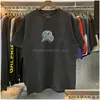 T-shirts pour hommes Designer Tendance Hip-Hop Marque T-shirt British London Europe Hommes et femmes à manches courtes avec les mêmes hauts étoiles Drop D Dhaxq