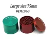 Accessoires de tuyaux Moulins à poivre en gros Sharpstone Herb Grinder 4 couches 75mm en alliage de zinc broyeur à tabac broyeurs à base de plantes sèches OEM LL