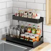 Kitchen Storage Drawable Drawer Basket Convenient Rust-proof Time-saving Installation Waterproof Saving Space Household Accessories Sorting