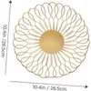Tablice kutego żelaza koronkowe talerze owocowe koszyki złoty koszyk chlebowy miski ze stali nierdzewnej miski jadalni bliźniki warzywne