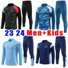 23 24 mans städer fotbollströjor fotbollsspår Haaland de Bruyne 2023 2024 Phillips Training Suit Grealish Sterling Ferran Mahrez Foden Men Kids