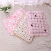 Mattor Pet Cat Spets Bed Set Cute Kennel Bed Square Madrass Långbar kattkull