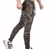 Pants Sports Trousers Invisible Zipper OpenSeat Pants Men's Camouflage Shaping Casual Summer Skinny Pants Fitness Ankle Cargo Pants