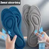 Women Socks Memory Foam Insoles Nano Antibacterial Cuttable Breattable Fabric Men Sport Sweat Absorption Deodorant Shoes Accessory