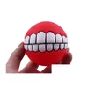 Dog Toys Chews Thick Vinyl Sound Biteresistant Pet Speelgoed Teeth Ball Training 30Pcslot1500055 Drop Delivery Home Garden Supplies Dhhxc