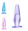 Soft Jelly Finger Anal Plug Mini Bullet Butt Plug Estimulador de clítoris Juguetes sexuales anales para mujer Productos sexuales para adultos 1472559
