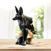 Anubis Statue Weinflaschenhalter Regal Stehend Champagner Home Bar Dekoration Display Kunsthandwerk 240219