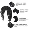 Motorcycle Helmets 2 Pcs Wigs Dreadlocks Ponytail Motorbike Decal Adornment Braid Weave Decoration