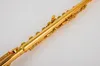 17 Keys Flute C Tune Gold Plated Beach Holes Instruments Professional Woodwind مع حالة