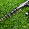 Combo ZURYP 2.13m carbon telescopic fishing rod combo spinning fishing set feeder rod kit Sea Fishing Rod Set pike bass carp stick