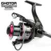 Canne da pesca per barche Mulinello da pesca GHOTDA Bobina interamente in metallo Mulinello da spinning 12KG Max Drag Maniglia in acciaio inossidabile Bobina di linea Accessori per la pesca in acqua salata YQ240301