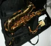 Hela nya helt gyllene lack tenorsaxofon 0123455576920