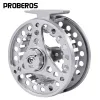 Rollen PROBEROS Fliegenfischen-Rad 3/45/67/8 WT Fliegenfischen-Rolle Aluminium-Fliegenrolle CNC-maschinell geschnittener großer Dorn Druckguss