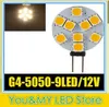 G4 9 5050 SMD LED Deniz Kampı Kampası Ampul Lambası 12V 3W Sıcak Beyaz Işık Yüksek Yoğunluklu Spot Işığı DHL4513635