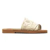 mulor tofflor designer kvinna duk sandaler glider 2024 mode svartrosa beige plattform broderad låg klack berömd woody mule pool flip flop sliders gratis