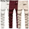 Hose Beinige Vigor Street Herren Chino Hosen dehnbare Zoll Größe Geschäfte lässig gerade Plaidhosen Schlanke Fit Freizeithose