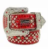 Ceinture de luxe Bb Simon Ceintures Hommes Femmes Ceinture de diamant de haute qualité Bouton de gemme en métal brillant Noir Bleu Blanc Strass multicolore Ceinture cadeau