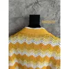 2024 new designer Casablanca surf pattern casual knit sweater Aloha Shirt Hollow Cardigan Casablanca
