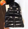 Monclair Men's Vest Monc Ler Down Vest Jacket Hooded Winter Fluffy Vest Jacket Embroidered Badge Wart Coat Full Label Jacket0u43