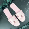 Designer sandalen nieuwe stijl zomer kwaliteit designer sandaal uitloper vakantie dia's strand platte slippers mode echt leer voor dames maat 35-42