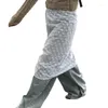 Юбки женские, Эстетическая прозрачная тюлевая жаккардовая юбка-миди с цветочным принтом на шнуровке, длинный фартук, юбка-капля