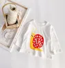 2019 Autumn Winter New Style Children Fashion Long Sleeve The Girl The Snail Animal Motivs Style Tshirt1701027