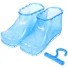 Tool Foot Tub Massager Pedicure Shoes Boots Bath Cover Tall Barrel Soaking Plastic Soaker Spa