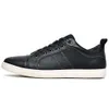 Håll Do Casual Leather Sneakers Slip On Tennis Walking Skateboarding Shoes For Men Daily Comfort Fashion Shoe