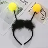 Party Supplies Hair Hoop With Bulbs Cosplay LED Headbands Furry Theme Bulb For Kid Pedlar Teens Headwear