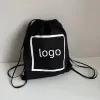 Designer-Damenmode, schwarz-weiße Canvas-Tasche, klassisches Logo auf der Rückseite, große Kapazität, Einkaufstasche, einzelne Schulter