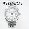 Hot Sale Montre Original 126334 Datejust 41mm Watch Mirror Quality Automatic Mechanical Watches Men Movement Wristwatches White Dial Luxury Mens Watch Dhgate New