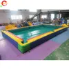 Free Ship Outdoor Activities 10mWx5mH (33x16.5ft) with 16balls Customized Inflatable Snookball Table Inflatable Billiard Snooker Table for Sale