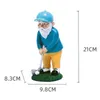 Bahçe Süslemeleri Reçine Mini Gnome Figürin Cüce Heykel Ev Taşıma Golf Heykeli