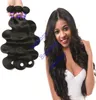 Brazylijska Virgin Hair Wave 9a Brazylijskie rozszerzenia ludzkich włosów 3 Zakaz Brazylijskie Wave Fave Warzynia 1b Color9617645