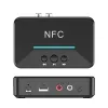 مكبرات صوت NFC Bluetooth 5.0 جهاز استقبال A2DP AUX 3.5 مم RCA Jack USB Audio Audio Wireless Adapter دعم تشغيل UDISK لمجموعة Car Kit Seeper