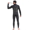 Dameszwemkleding Duikpak 3 mm herenflanelvoering uit één stuk voor warmte en bescherming tegen de zon Surfzwempak